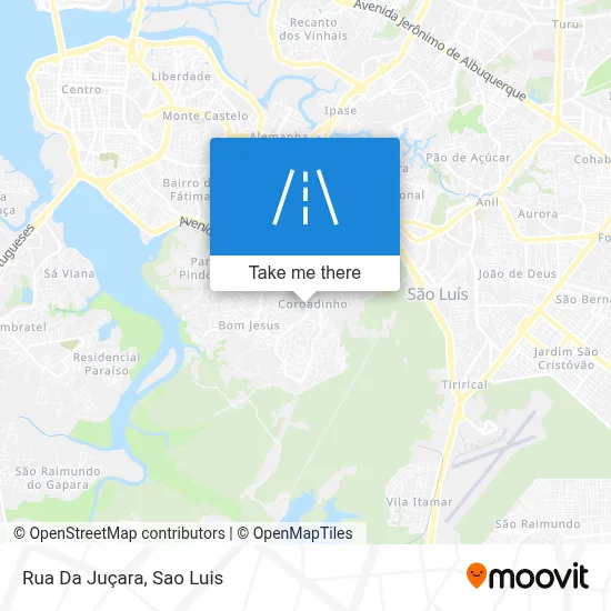 Rua Da Juçara map