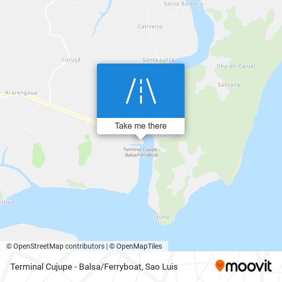 Mapa Terminal Cujupe - Balsa / Ferryboat