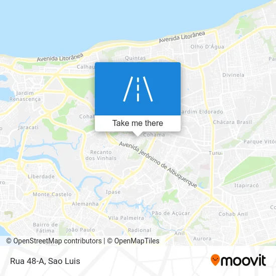 Rua 48-A map