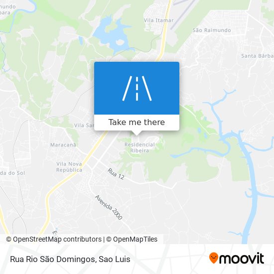 Rua Rio São Domingos map