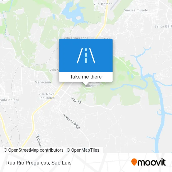 Rua Rio Preguiças map