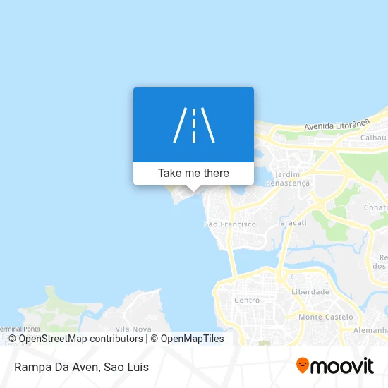 Rampa Da Aven map