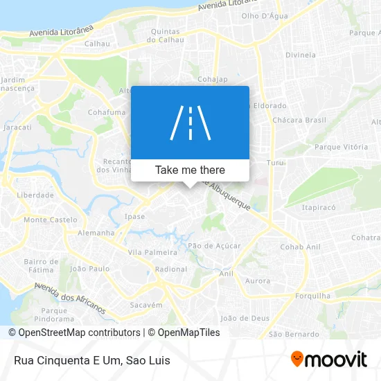 Rua Cinquenta E Um map