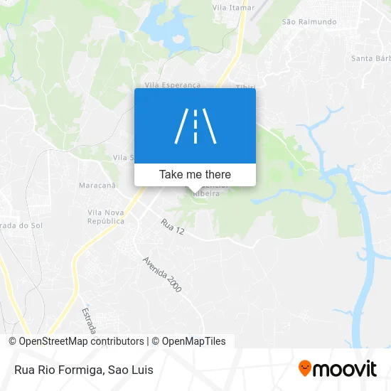 Rua Rio Formiga map
