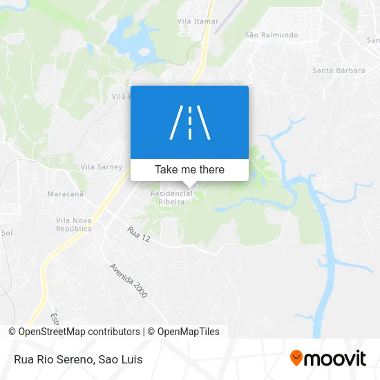 Rua Rio Sereno map