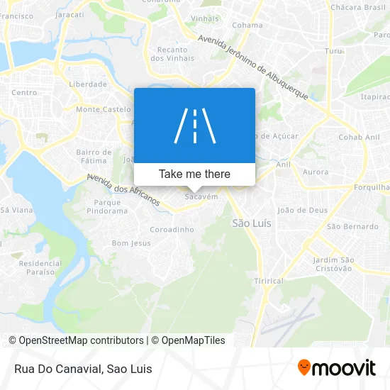 Rua Do Canavial map