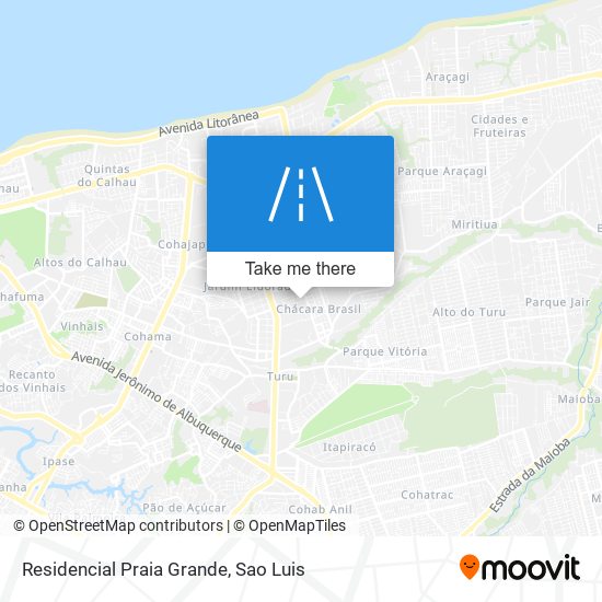 Residencial Praia Grande map