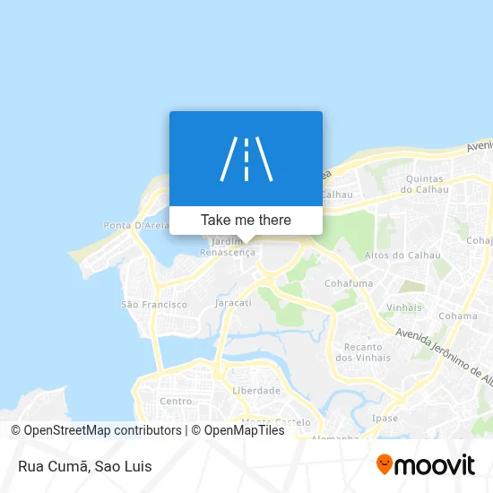 Rua Cumã map