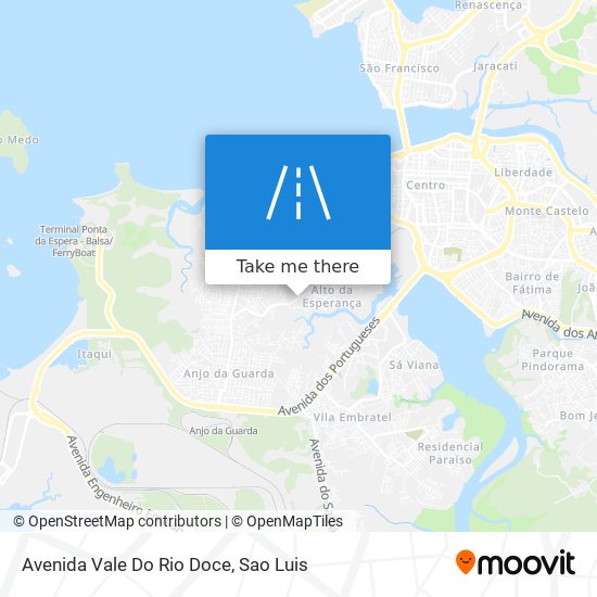 Mapa Avenida Vale Do Rio Doce