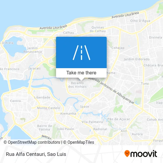 Rua Alfa Centauri map