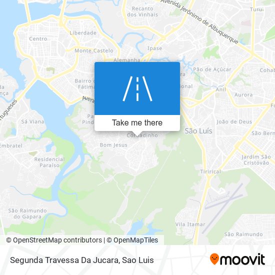 Segunda Travessa Da Jucara map