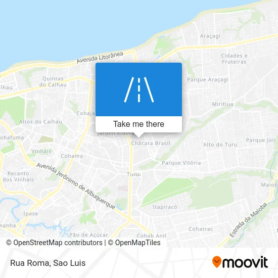 Rua Roma map
