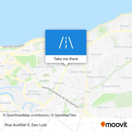 Rua Auxiliar II map