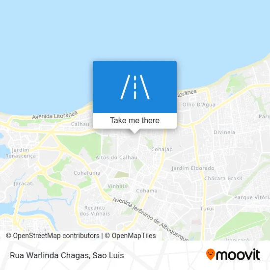 Rua Warlinda Chagas map