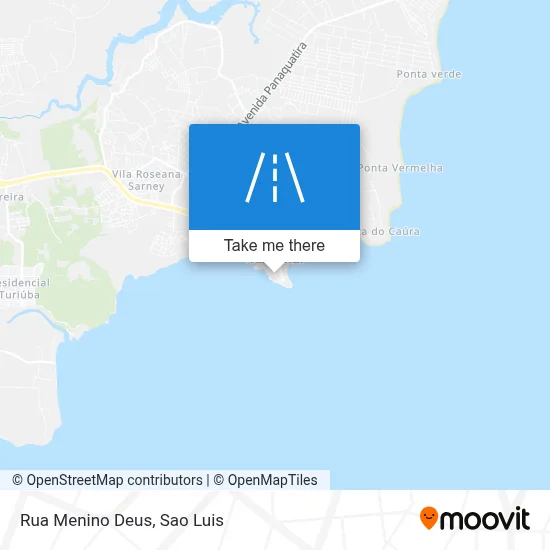 Rua Menino Deus map