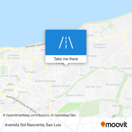 Avenida Sol Nascente map