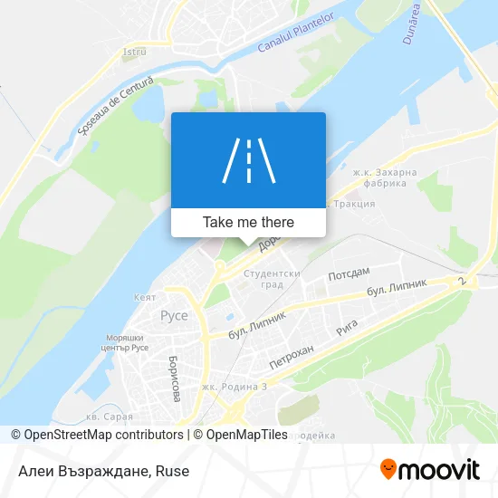 Карта Алеи Възраждане