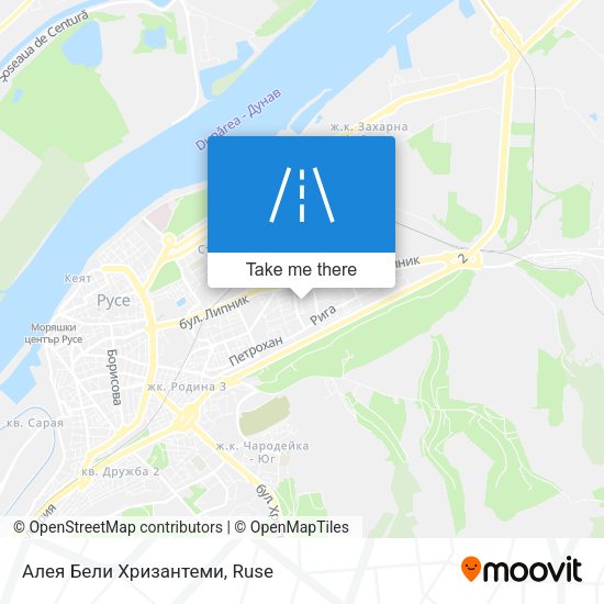 Карта Алея Бели Хризантеми