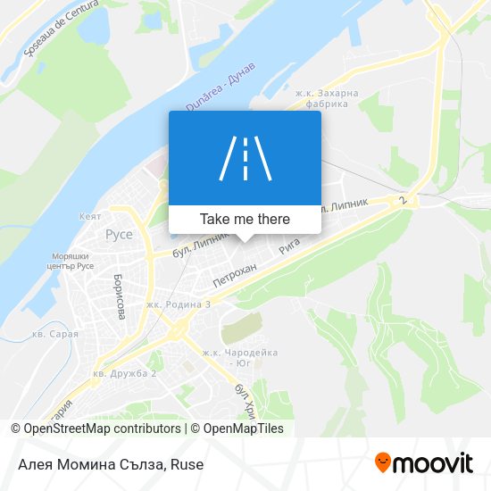 Алея Момина Сълза map
