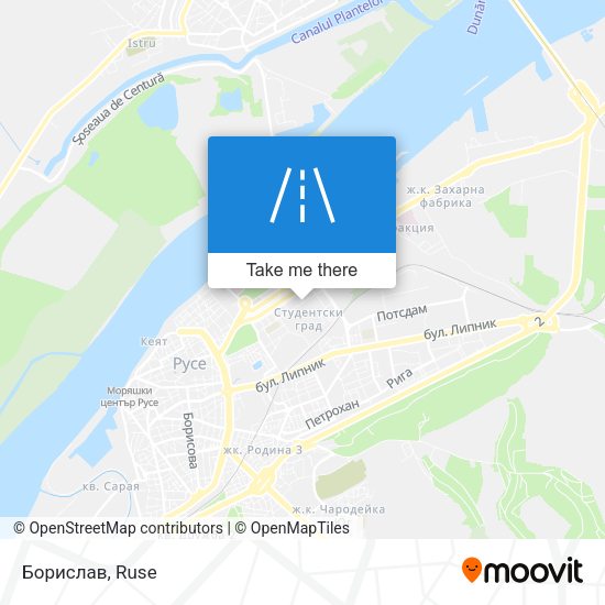Борислав map