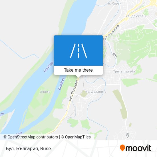 Бул. България map