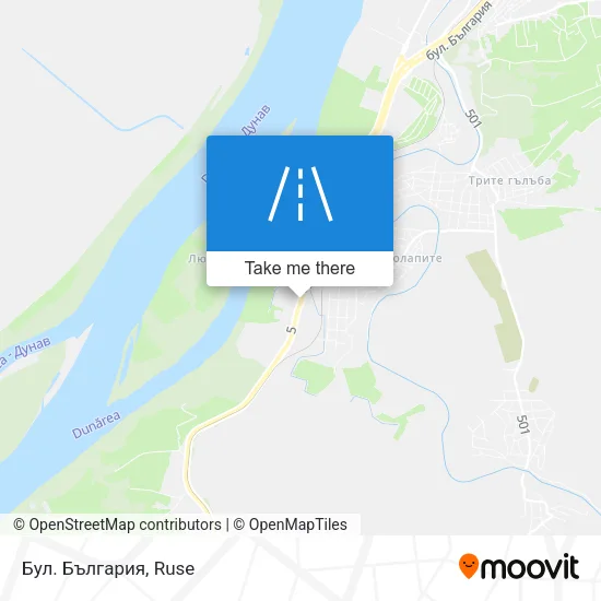 Карта Бул. България
