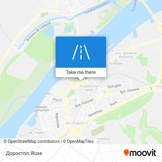 Доростол map