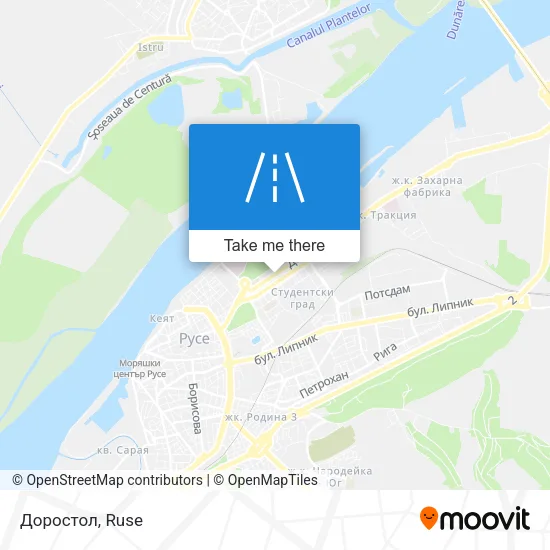 Карта Доростол