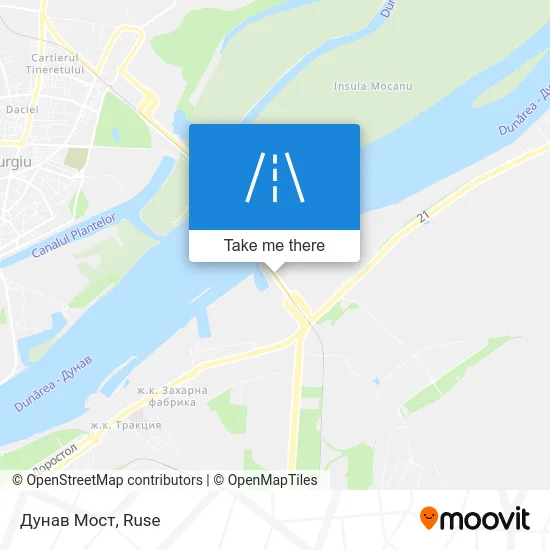 Карта Дунав Мост