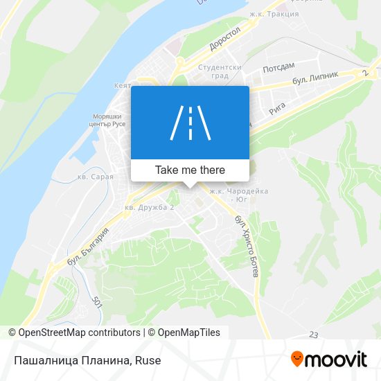 Пашалница Планина map