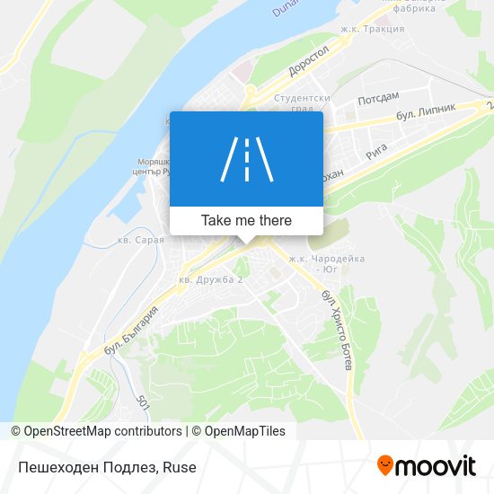 Карта Пешеходен Подлез