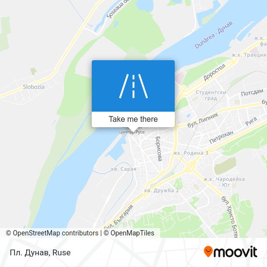 Пл. Дунав map