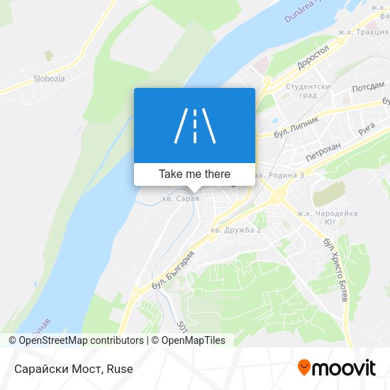 Карта Сарайски Мост