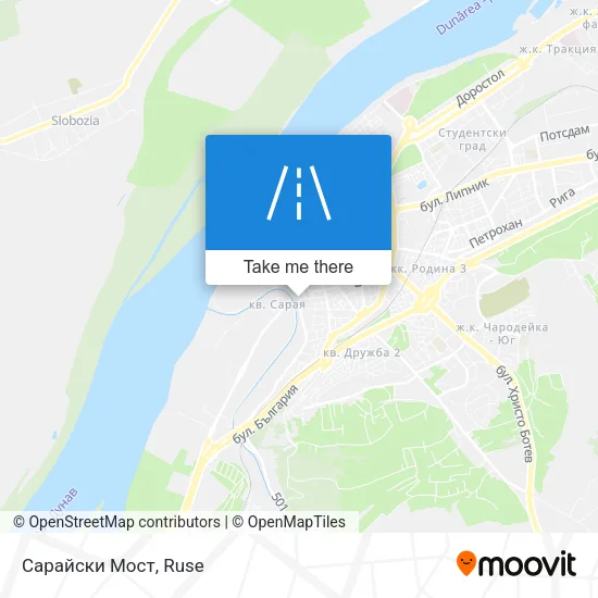 Карта Сарайски Мост