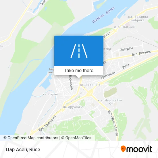 Карта Цар Асен