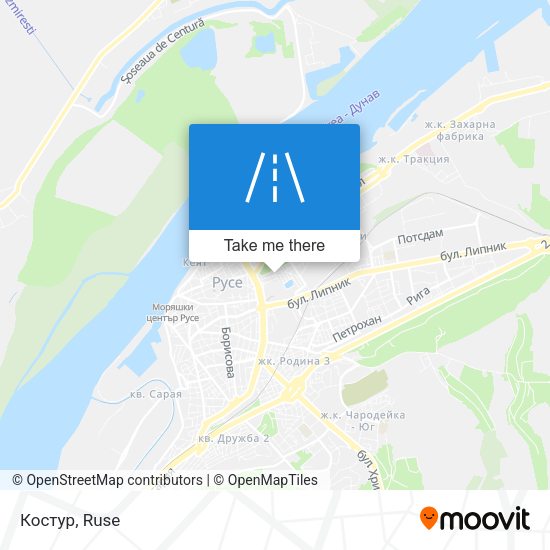 Костур map