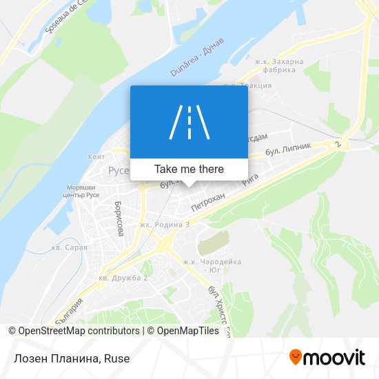 Лозен Планина map