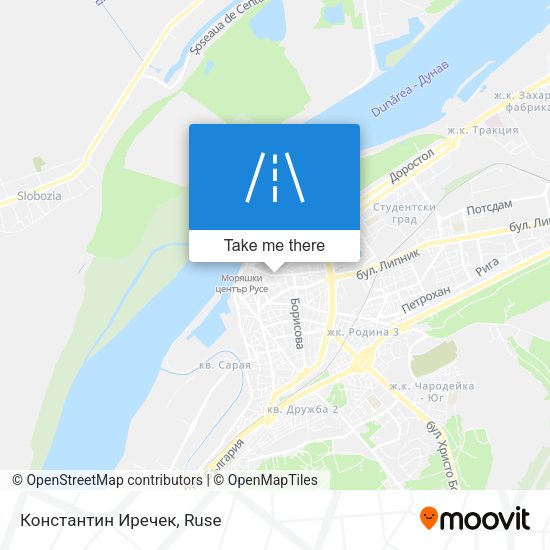 Константин Иречек map