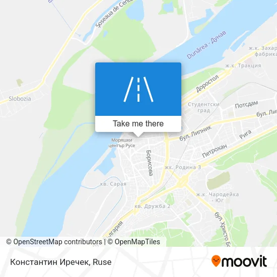 Карта Константин Иречек
