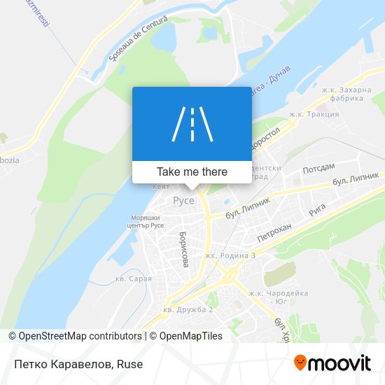 Карта Петко Каравелов