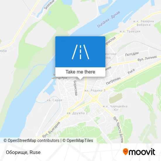 Карта Оборище