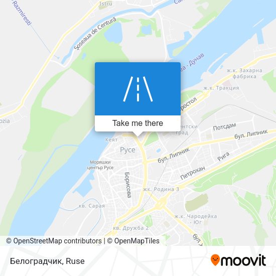 Белоградчик map