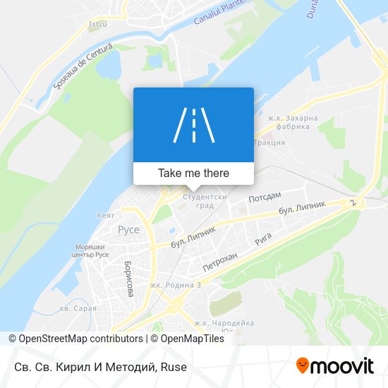 Св. Св. Кирил И Методий map