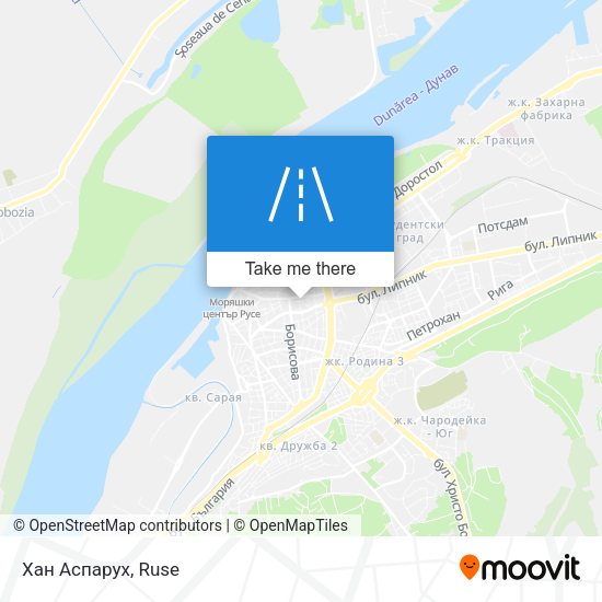 Хан Аспарух map