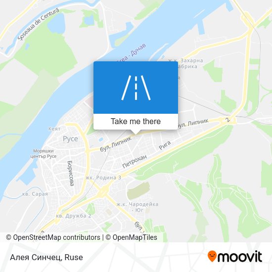 Алея Синчец map