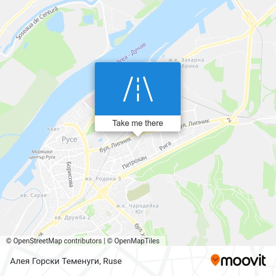 Алея Горски Теменуги map