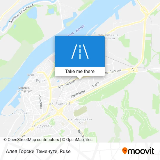 Карта Алея Горски Теменуги