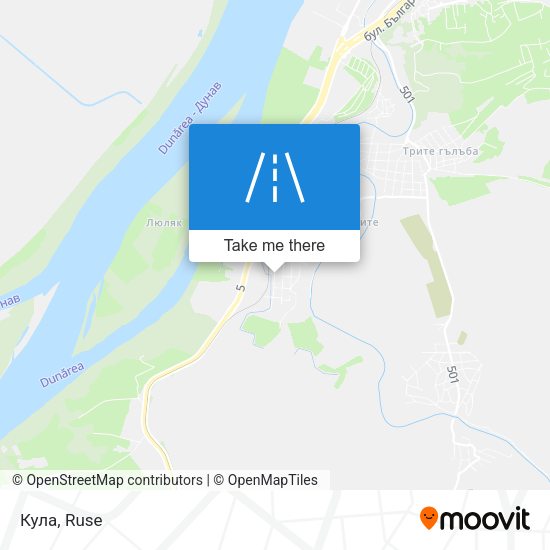 Кула map