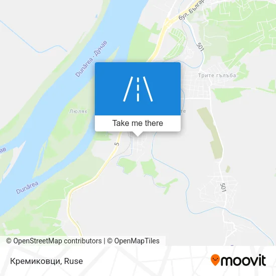 Карта Кремиковци