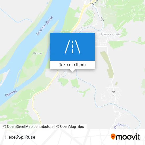 Карта Несебър